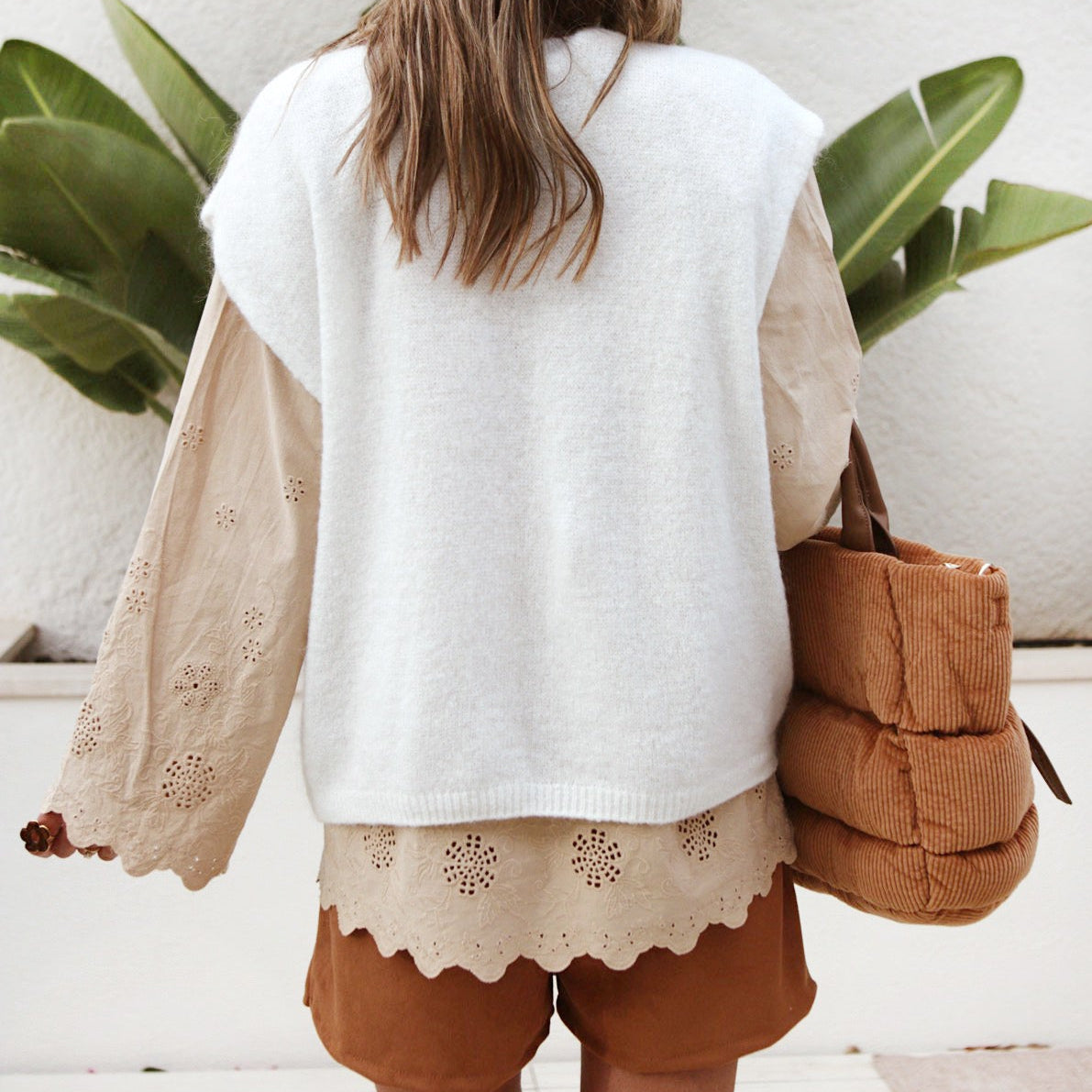 Gilet sans manches “Soft Mohair”