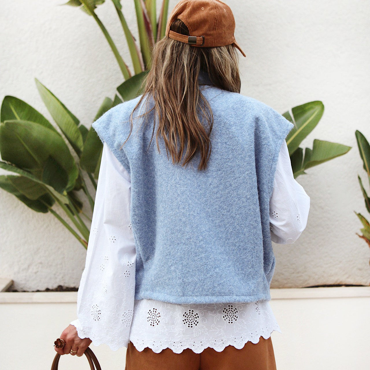 💙 Veste sans manches “Blue Cozy”