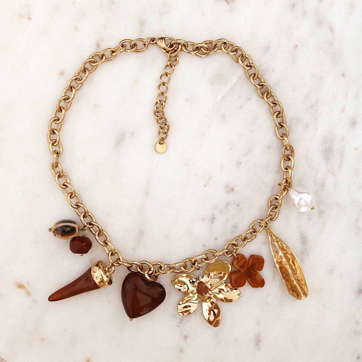 Collier Charm’s Élégance – Pendentifs Fantaisie ✨🌸