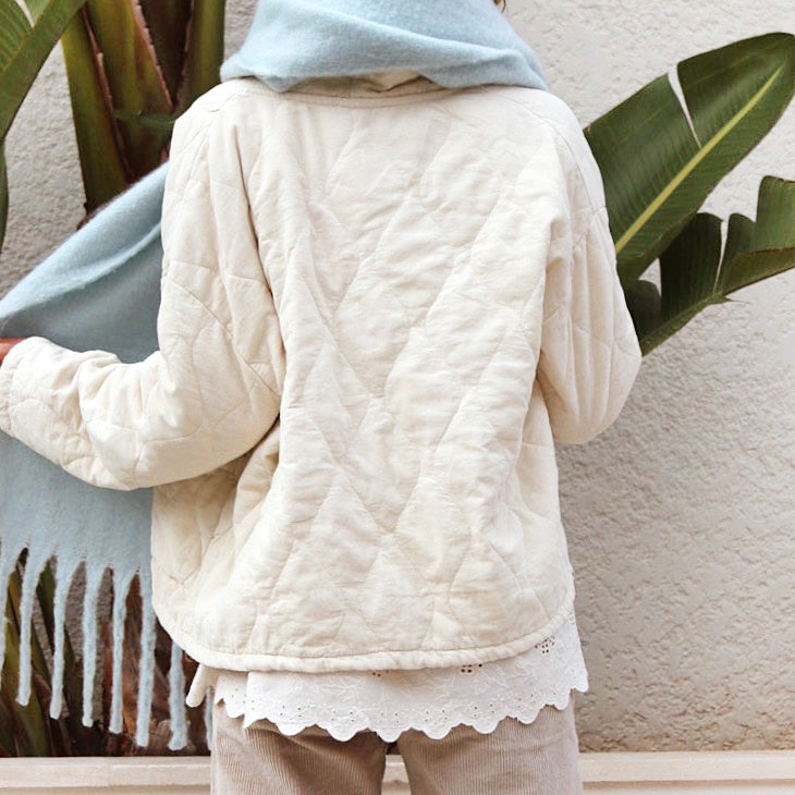 Veste matelassée “Ecru Cozy”