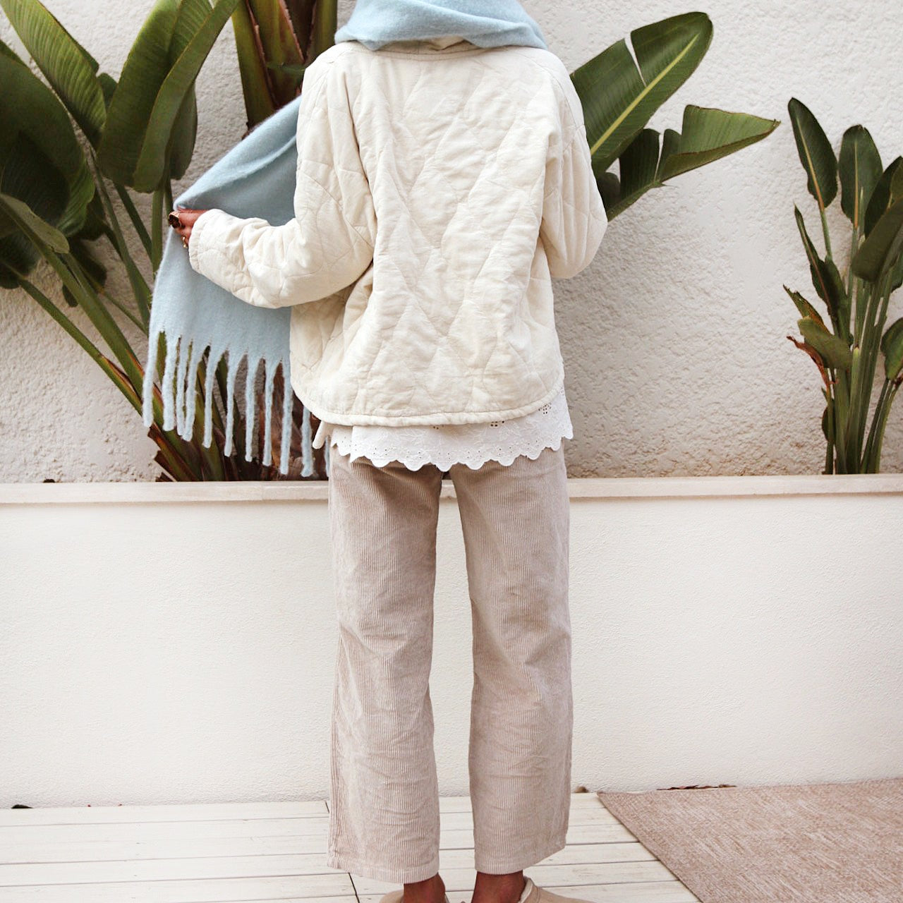 Veste matelassée “Ecru Cozy”