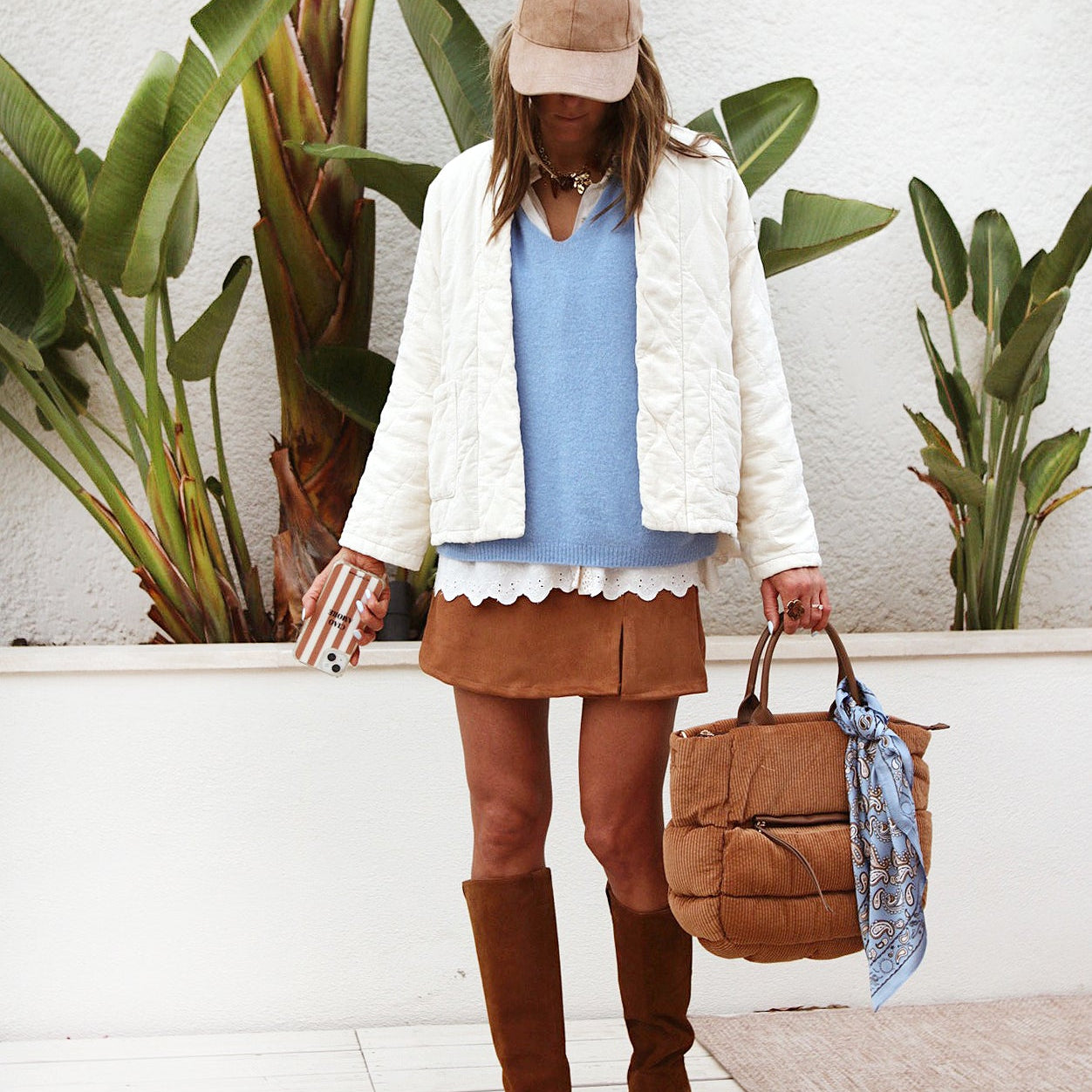 Veste matelassée “Ecru Cozy”