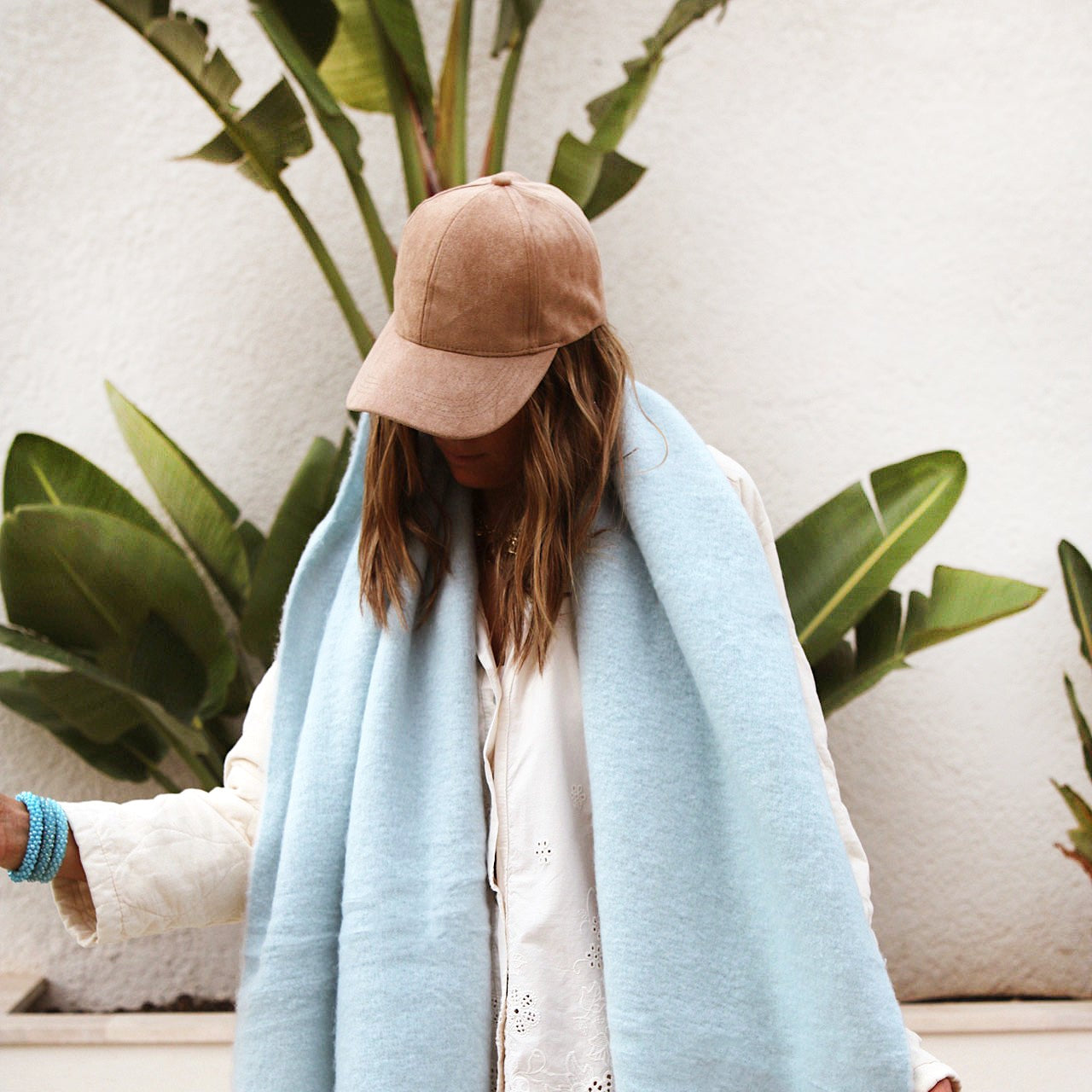 🧢 Casquette en Suédine – Beige Élégant