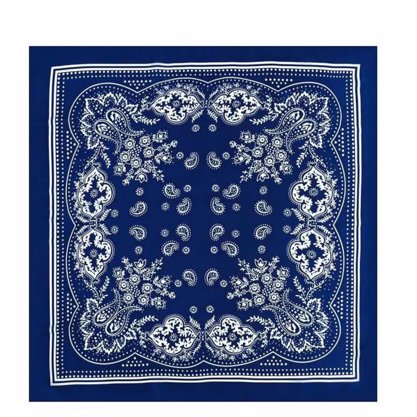 Paisley -Bleu marine